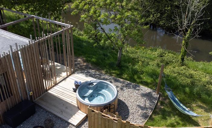 Watch the birds feed from the hot tub or take in the Mountain Views as you unwind